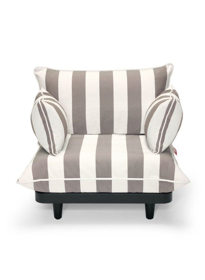 Fatboy Paletti Outdoor Lounge Chair (Stripe Cacao) 100x100x90 cm - Image 1